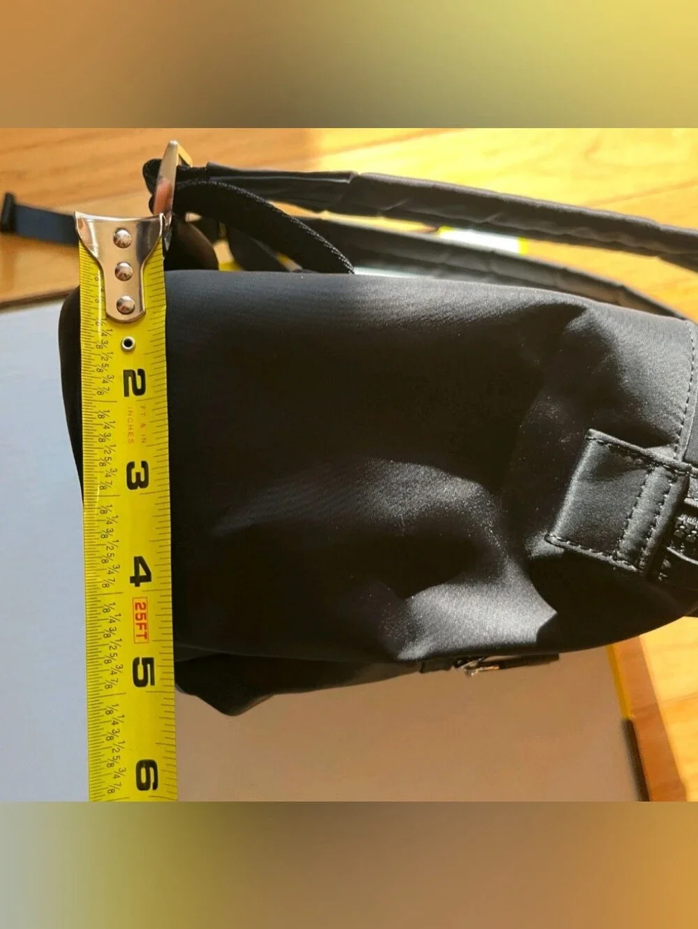 Tommy Hilfiger Nylon Backpack School Travel Bag Laptop Black  Style BW96943309
